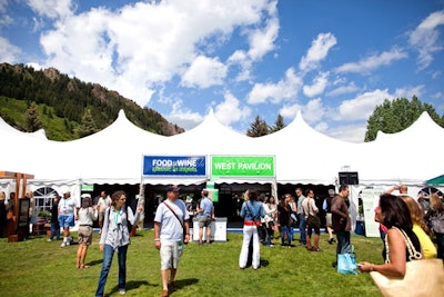 The Grand Tasting Pavilion at the 2011 Food & Wine Classic