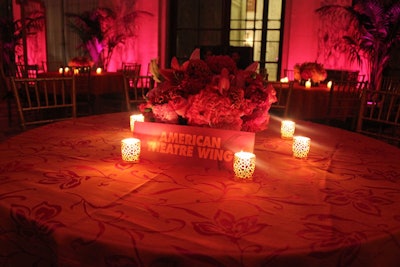 Although the planners behind the gala wanted guests to move around and mingle, the setup did offer plenty of seating, including banquet rounds for V.I.P. guests in the Palm Court and Terrace Room.