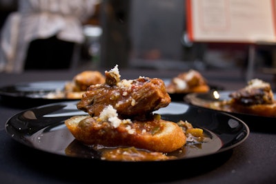 The Godfather inspired Jonathan Benno and Richard Capizzi to serve braised pork spare ribs Sicilian-style.