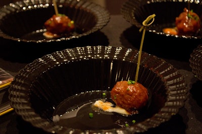 Goodfellas was the inspiration behind Andrew Carmellini's duck meatballs with cherry mostarda.