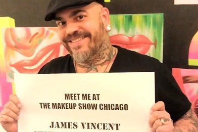 Through the campaign, Makeup Show attendees upload photos of themselves holding signs to social media platforms. The signs indicate names, titles, and have the phrase 'Meet Me at the Makeup Show.'