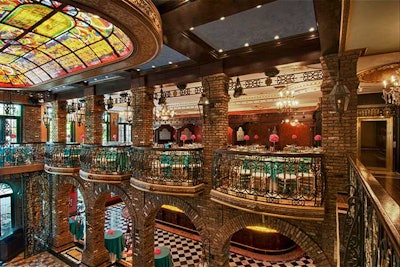 View of the Royal Mezzanine Level: Wedding Reception