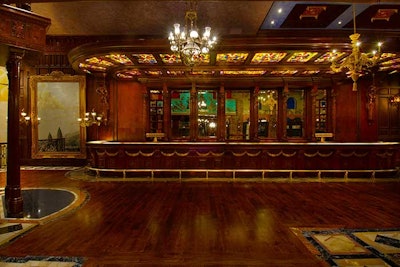 40-Foot Stained-Glass Bar: The Cruz Ballroom