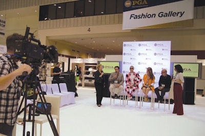 Crews traveled the show floor recording sessions, fashion shows, and interviews with attendees.