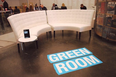The open lounge for speakers.