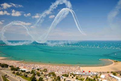 2. Chicago Air and Water Show