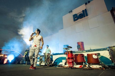 The Bell Centennial Stage was another new addition to Stampede Park. Daily performances from acts including Recycled Percussion added to the atmosphere.