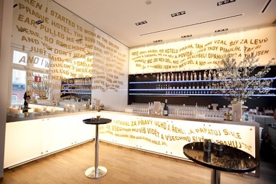 Bar area in the Grand Ballroom