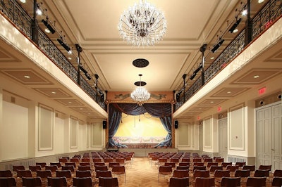 Grand Ballroom: A conference setting