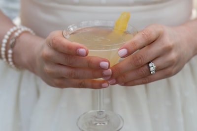 A Ginger Lemondrop Specialty Cocktail