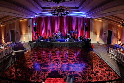Letz Dance On It can create custom-wrapped dance floors, from $8 per square foot, using any high-resolution digital image.