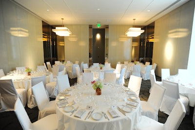 Verdure Room: this spacious private dining room holds up to 70.