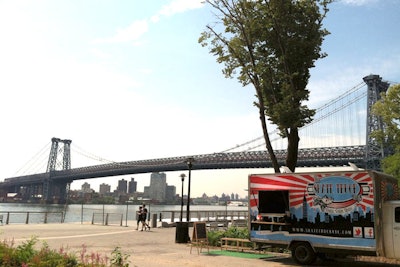 The Skate Truck NYC is available to rent for private skating events.