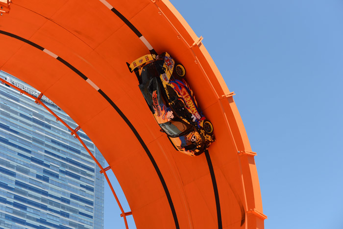 life size hot wheels loop