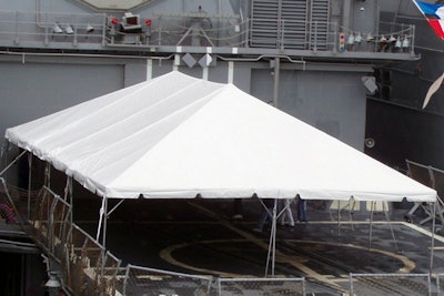 Our Frame Tent on the Intrepid