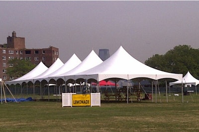 20- by 30-Foot High-Peaks at Festival