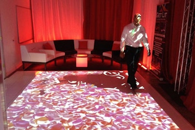 Orlando’s Letz Dance On It has teamed with True Motion Marketing to offer motion-activated floors. Rentals start from $2,495 and are available throughout Florida, Chicago, and New York.
