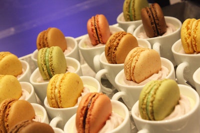 At the DigitalNow conference at Disney's Contemporary Resort in April, attendees were treated to French macarons dipped in teacups filled with green tea rice pudding and hibiscus cream.