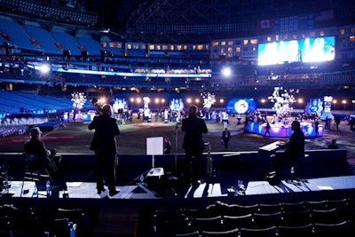 Bringing the swing at Rogers Centre