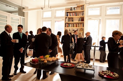 Library: A social event reception