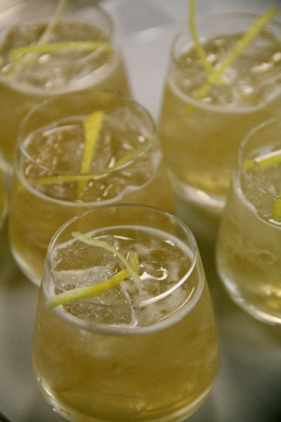 Blue Plate Catering in Chicago will be serving Hennessy cocktails imbued with fresh lemon, lavender, and honey syrup.