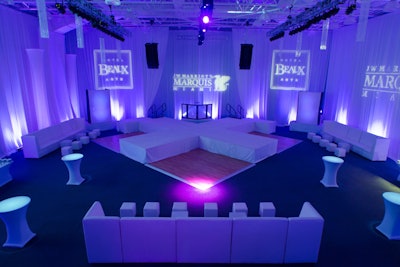 The JW Arena as a dance club and fashion-show space.