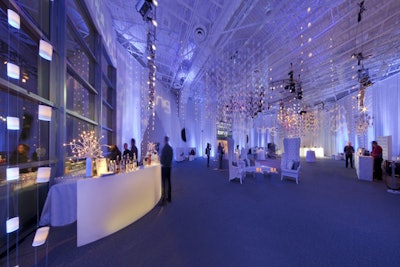 JW Arena transformed into a perfect party space similar to a nightclub.