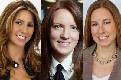 From left to right: Stefanie Fernandez, Jennifer Laughlin, Kristen Smith