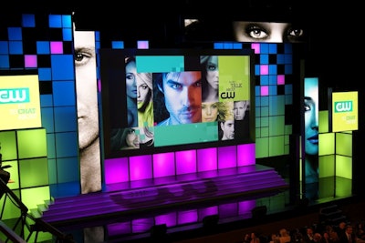 BizBash “Best Staging and Set Design” finalist - CW Upfront 2011.