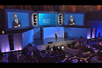 E! Upfront 2012, with host Ryan Seacrest.