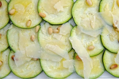 Zucchini Carpaccio