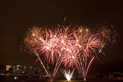 Fireworks at the Liberty House