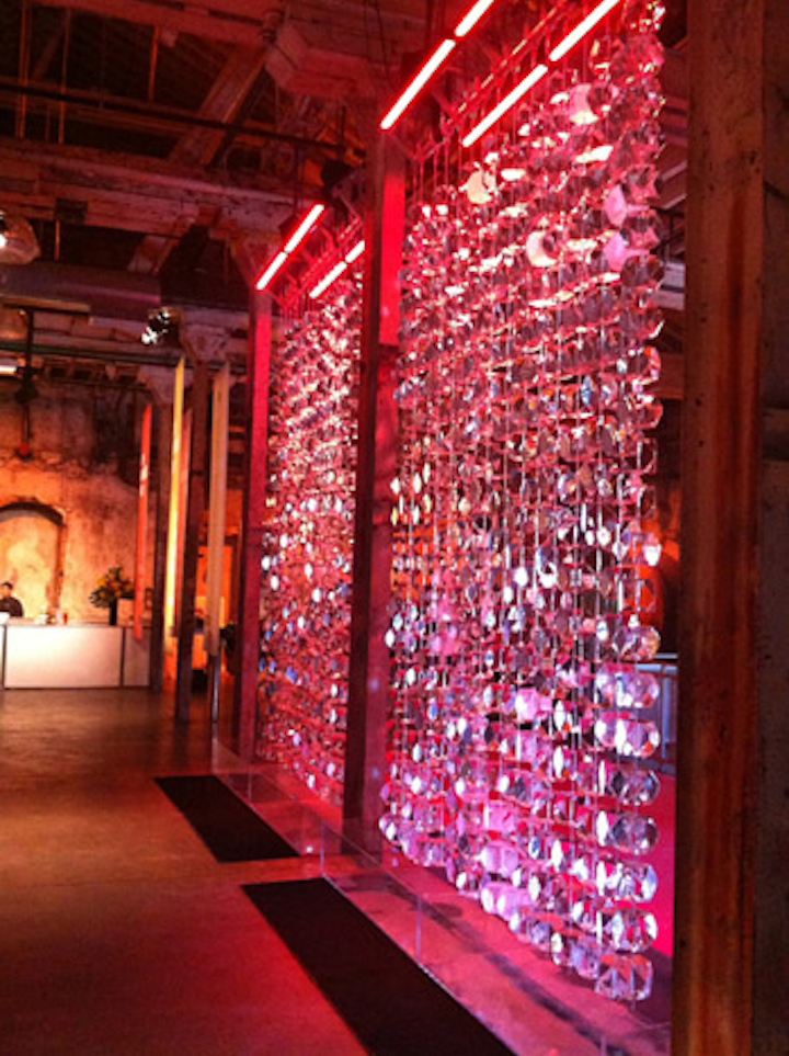 Ice Curtain Backdrop