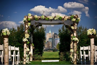 A Garden Ceremony at the Liberty House