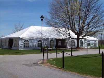 LaCava Tent, 3,200 square feet, located just outside the E.D.R.