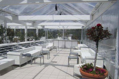 Rooftop Garden – Daytime tenting for Warner Bros. Party