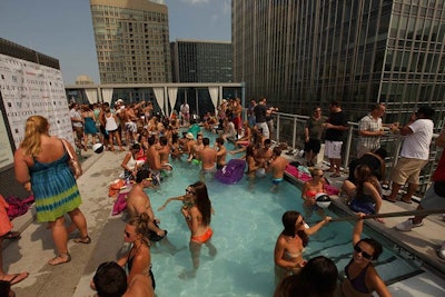 Gilt City's Better Than Backstage Rooftop Pool Party