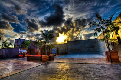 Outdoor event space in the heart of Wynwood