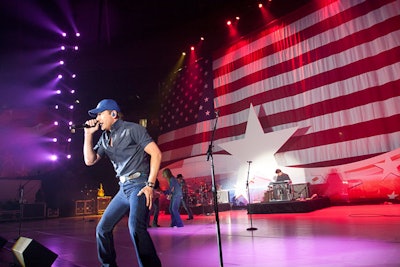 Country singer Rodney Atkins was the headline entertainer for the party.