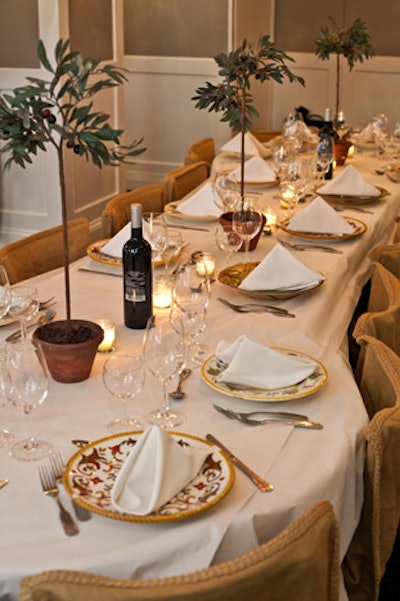 Private Dining Room with long table