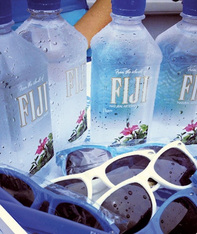 Fiji expected to hand out 25,000 bottles of water.