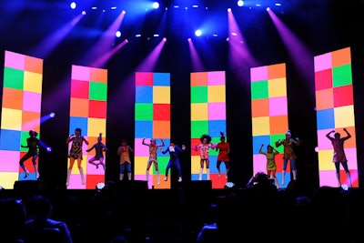 Macy’s returned to Los Angeles on Friday with its 30-year-old 'Passport Presents Glamorama' H.I.V./AIDS fund-raiser fashion show. The event took on a 'British Invasion' theme that saw dancers shaking their stuff in front of a colorful '60s-inspired backdrop.