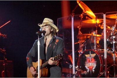 Bon Jovi performs at a private event.