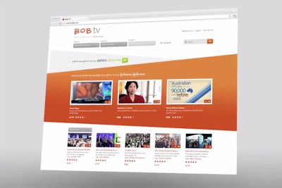 BOBtv will be a Web site that provides live and recorded sessions from business-to-business events, grouped by industry.