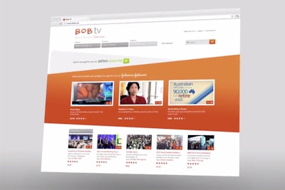 BOBtv will be a Web site that provides live and recorded sessions from business-to-business events, grouped by industry.