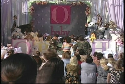 Oprah’s surprise baby shower for expectant moms at Fort Campbell.