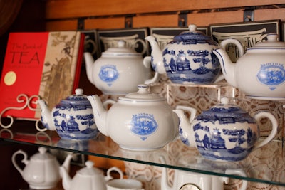 Gift clients and associates with a bit of Boston history: The Boston Tea Party Ships & Museum gift shop offers American Revolution-inspired souvenirs such as a Colonial-era blue and white Delph tea set that includes a ceramic teapot and matching teacups. The set runs about $33 to $50 and is presented in a gift box. Purchases can be made at in person at the gift store or via phone.