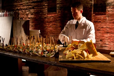 As a nod to the future home of the underground park, the organizers invited notable Lower East Side food vendors, such as the Pickle Guys, to serve their eats during the cocktail reception.