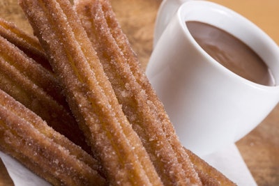 Churros con chocolate