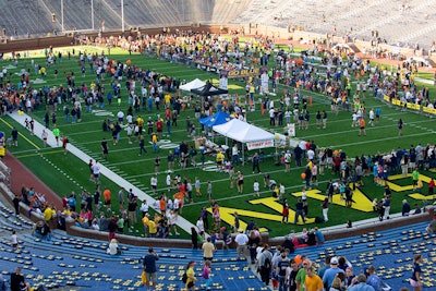 The University of Michigan stadium—the Big House